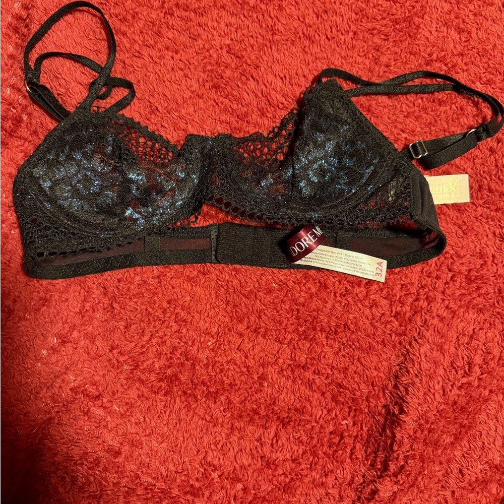 Adore Me Black Lace Bra
